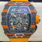Super Clone Richard Mille rm11-03 McLaren Swiss 7750 Chronograph Watch NTPT Carbon